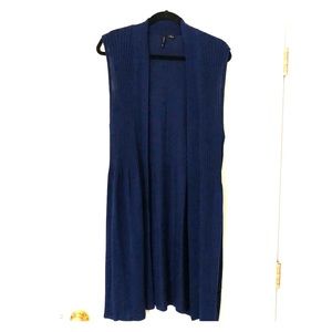 Long Sleeveless Cardigan